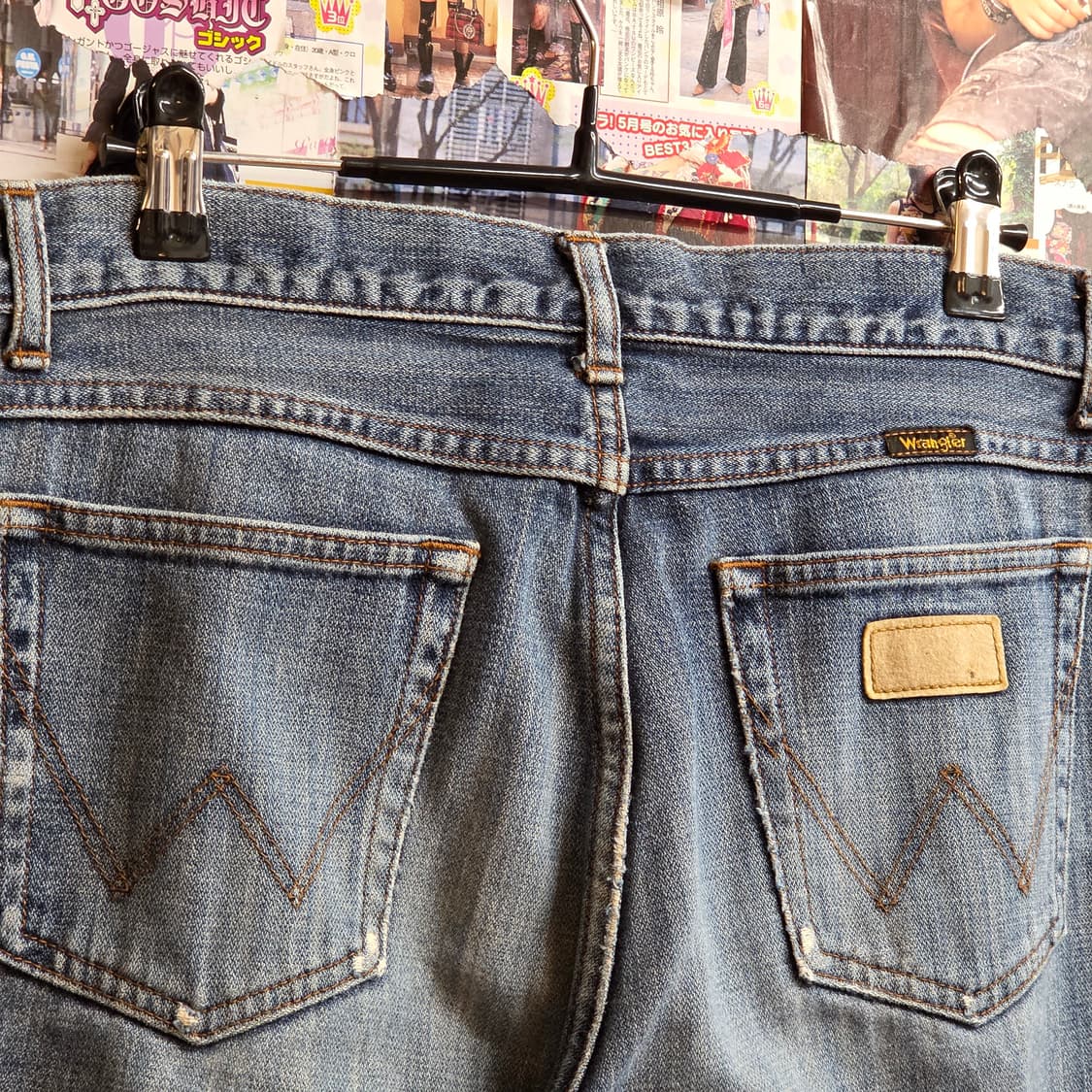 JPN 랭글러 연청 스트레이트 팬츠 . 상품이미지2