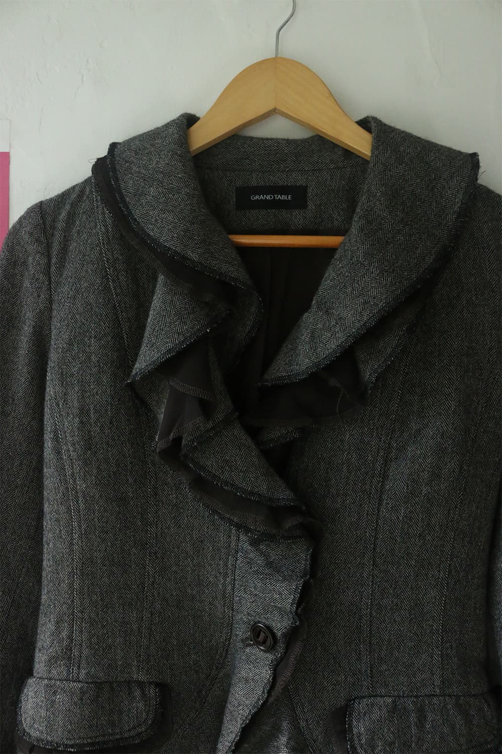 빈티지 러플 블레이저 자켓 상품이미지3