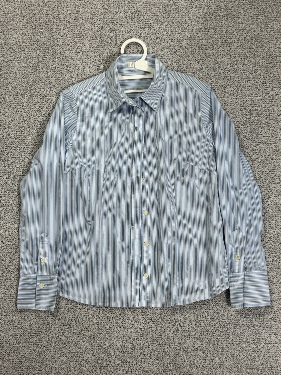 Blue Pinstripe Shirt 상품이미지1