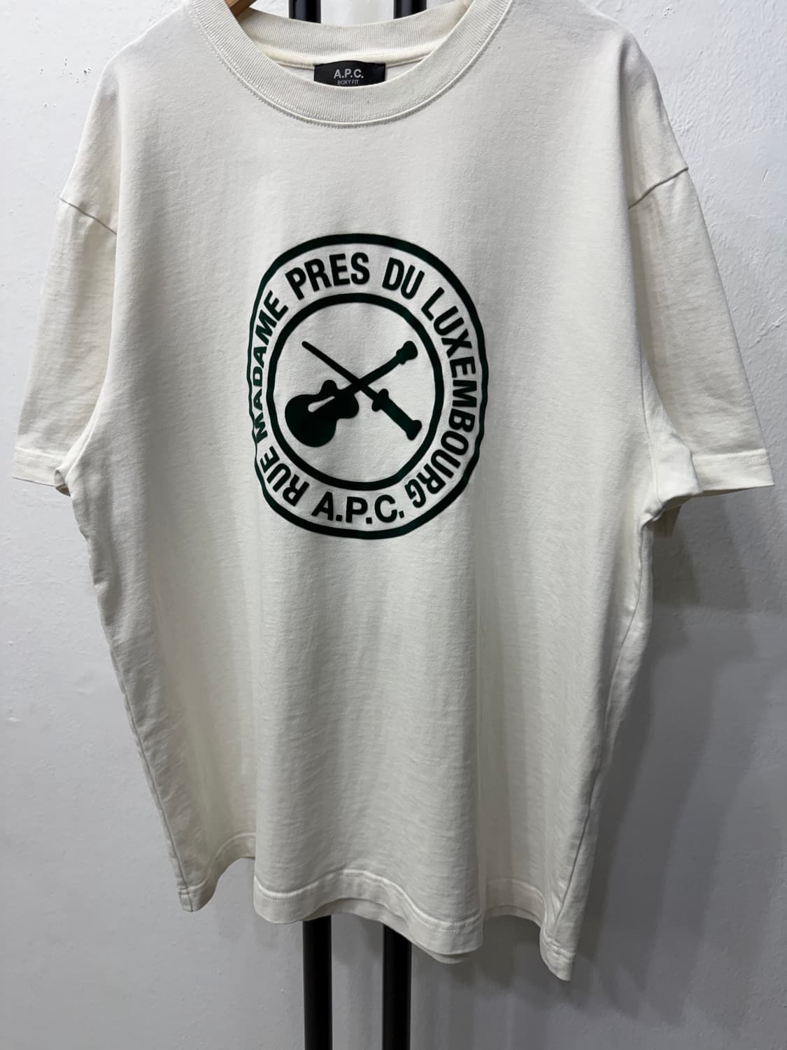 정품) APC 아페쎄 남성 룩셈부르크 반팔티 M 상품이미지3