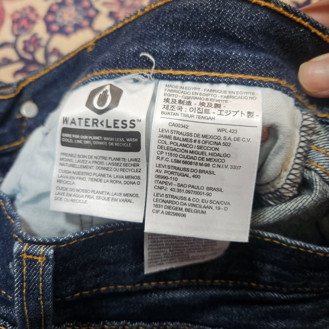 리바이스(Levis) No 501 워시드 데님팬츠 상품이미지7