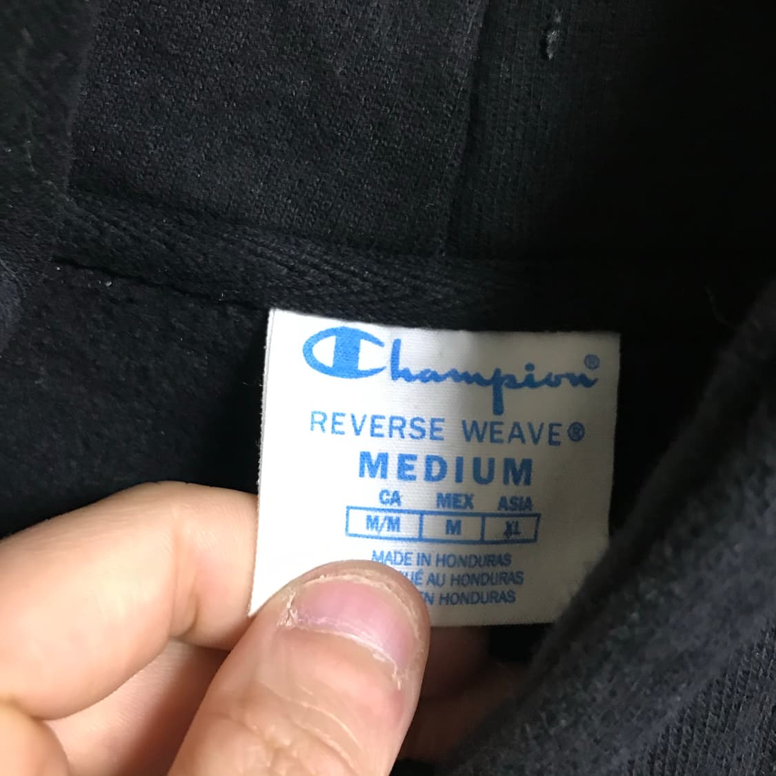 챔피온 리버스위브 검정 후드집업자켓 상품이미지3