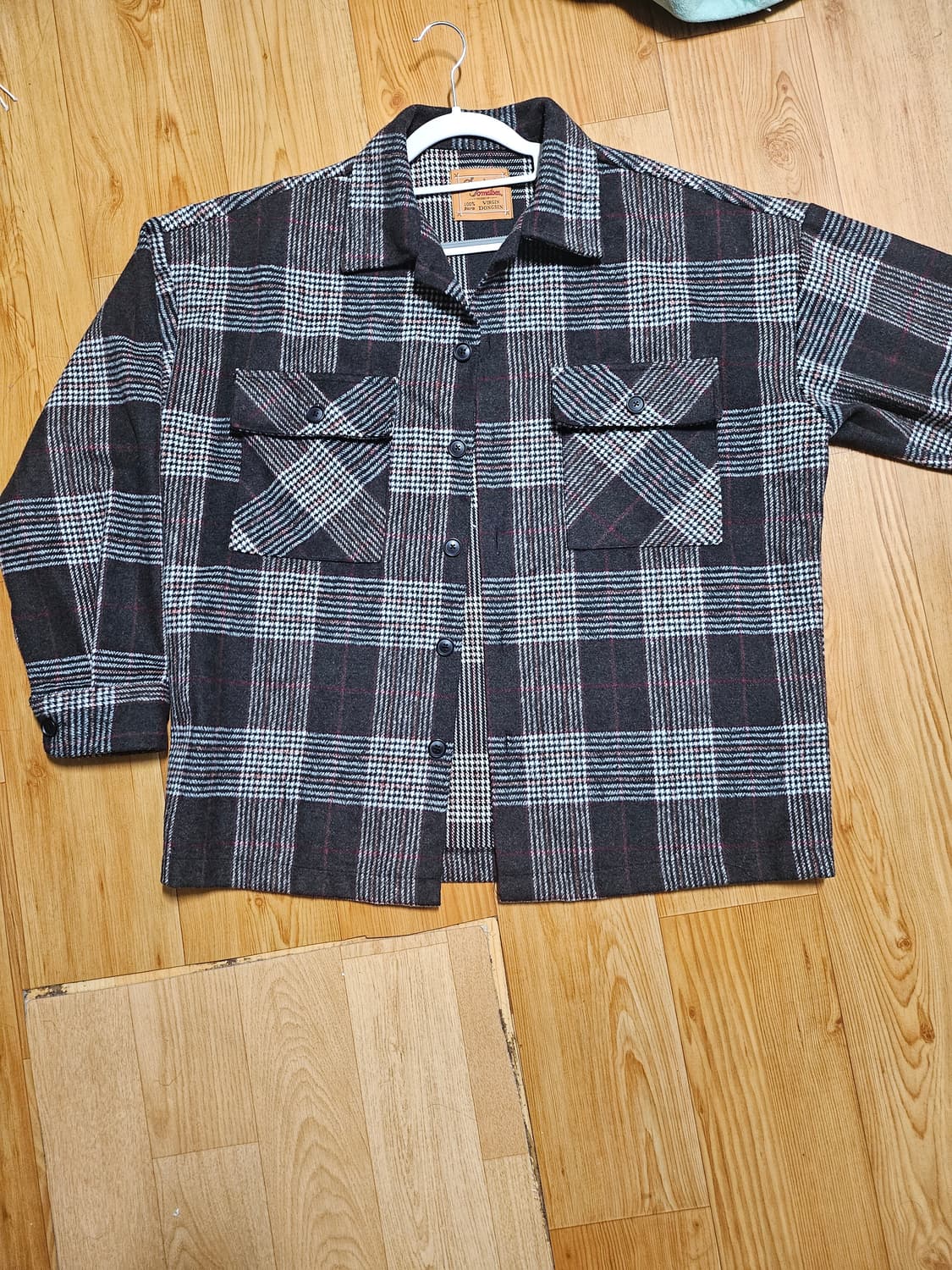 빈티지 체크셔트 상품이미지1