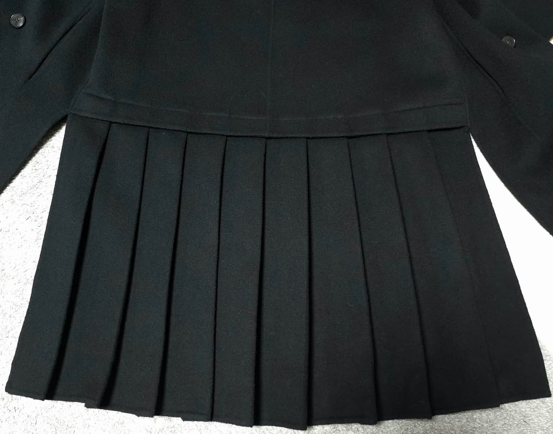 톰그레이하운드 블랙 울캐시 더블 코트 상품이미지7