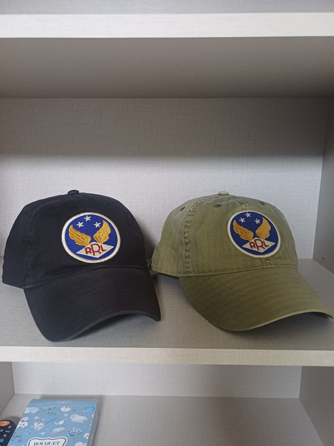 더블알엘 윙로고 볼캡 올리브 상품이미지1