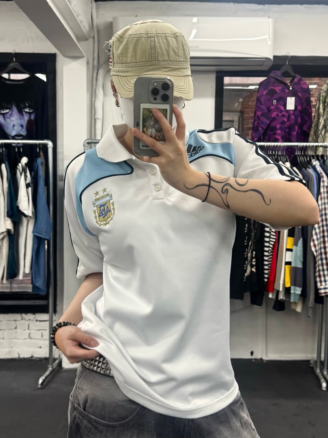 아디다스 아르헨티나 스포티 PK 티서츠 상품이미지1