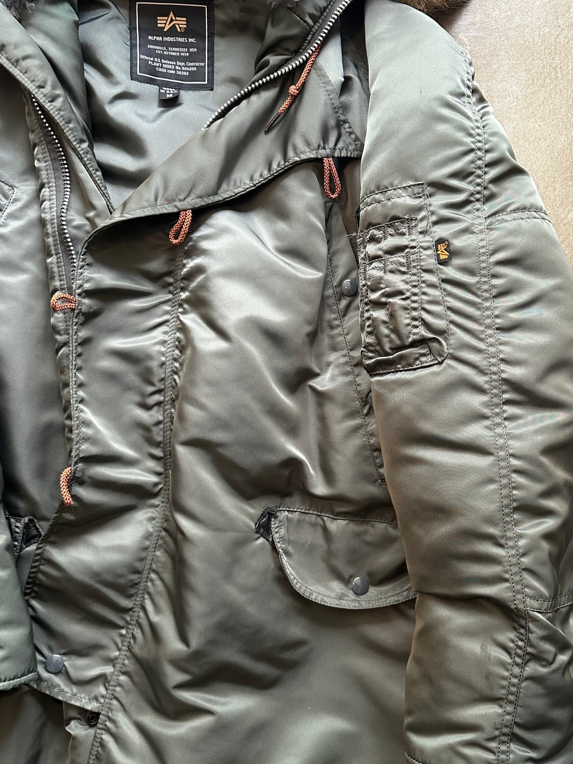 알파인더스트리 n3b 리얼 코요테 상품이미지4