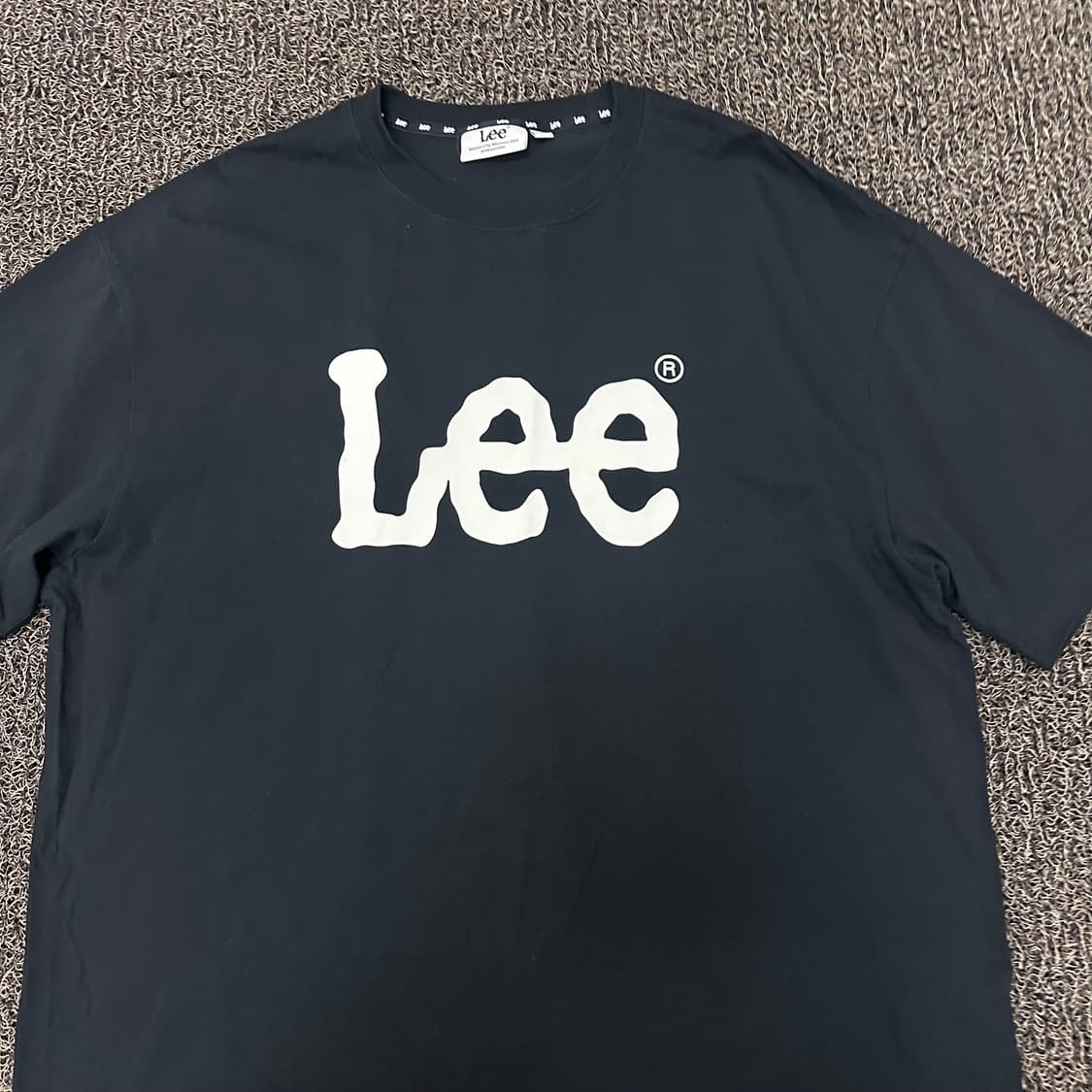 Lee 리 로고 반팔티셔츠 블랙 2XL 상품이미지2