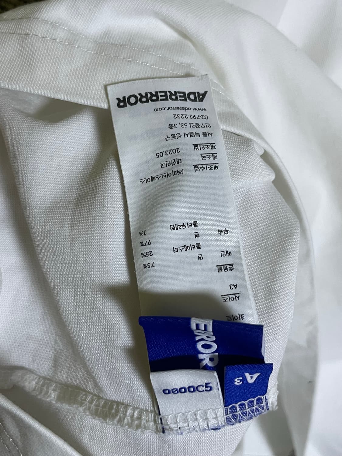 아더에러 TTS 티셔츠 화이트 상품이미지3