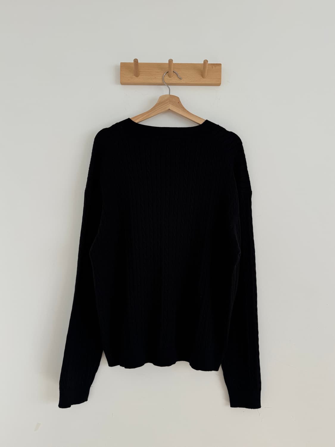 마일드마켓 하우스 소프트 넥 가디건 블랙 상품이미지4