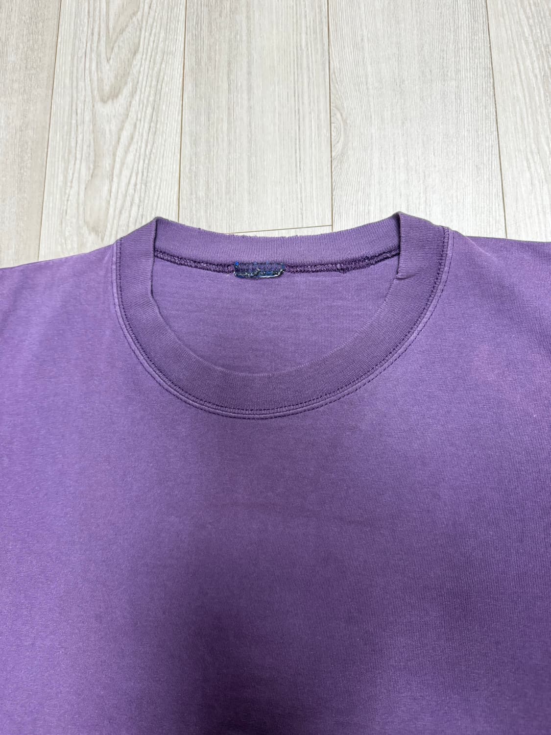 빈티지 썬 페이드 네이비 티셔츠 상품이미지3