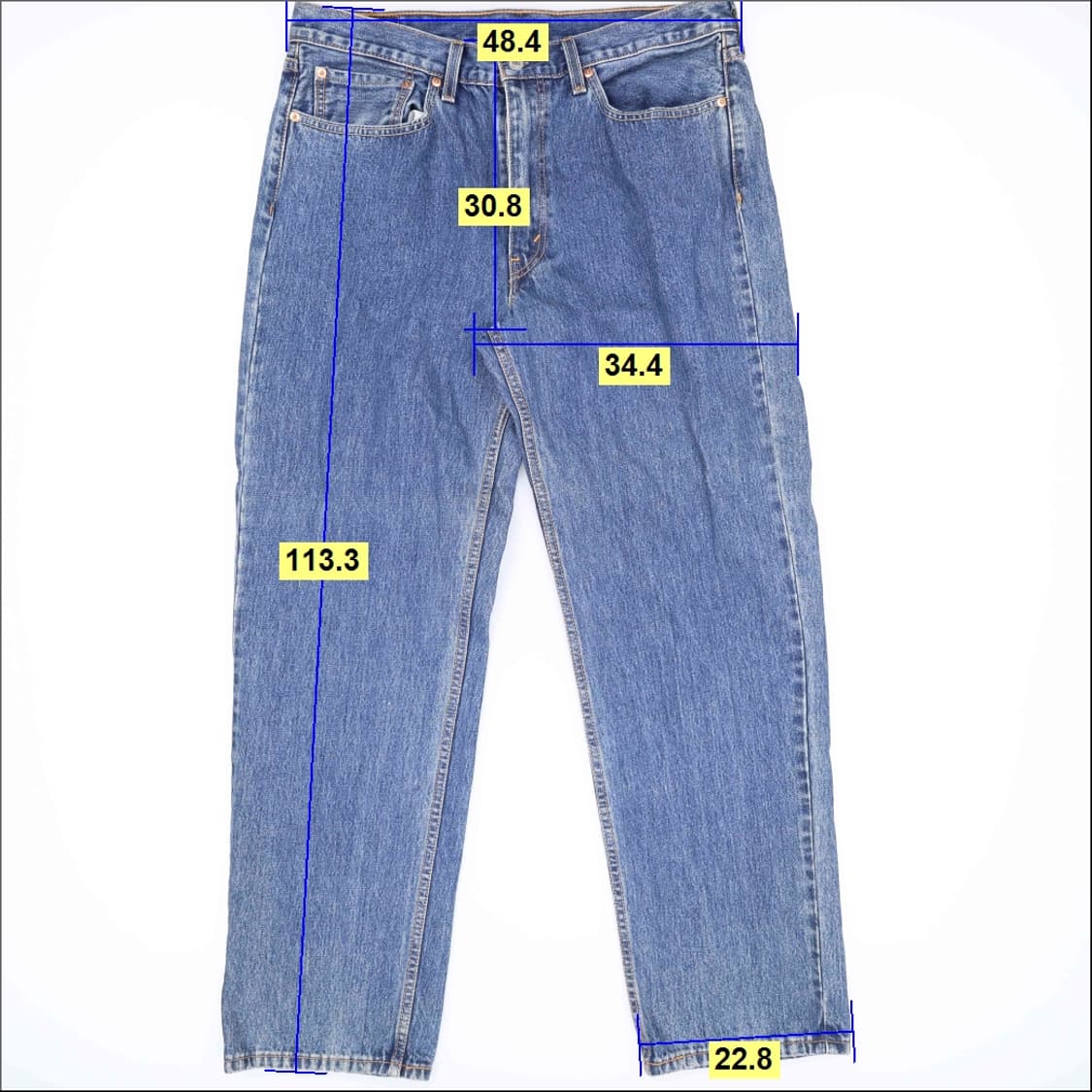 W36L32 리바이스 550 와이드데님 0311H1 상품이미지7