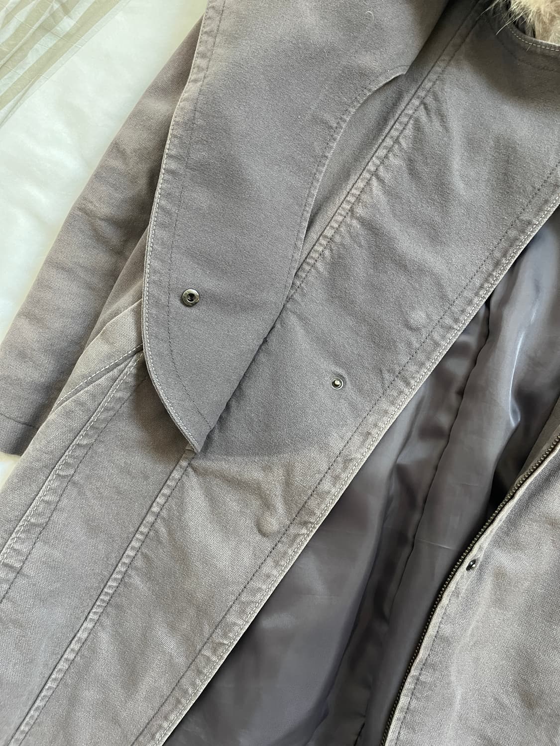 SYSTEM asymmetric washing denim jacket 상품이미지9