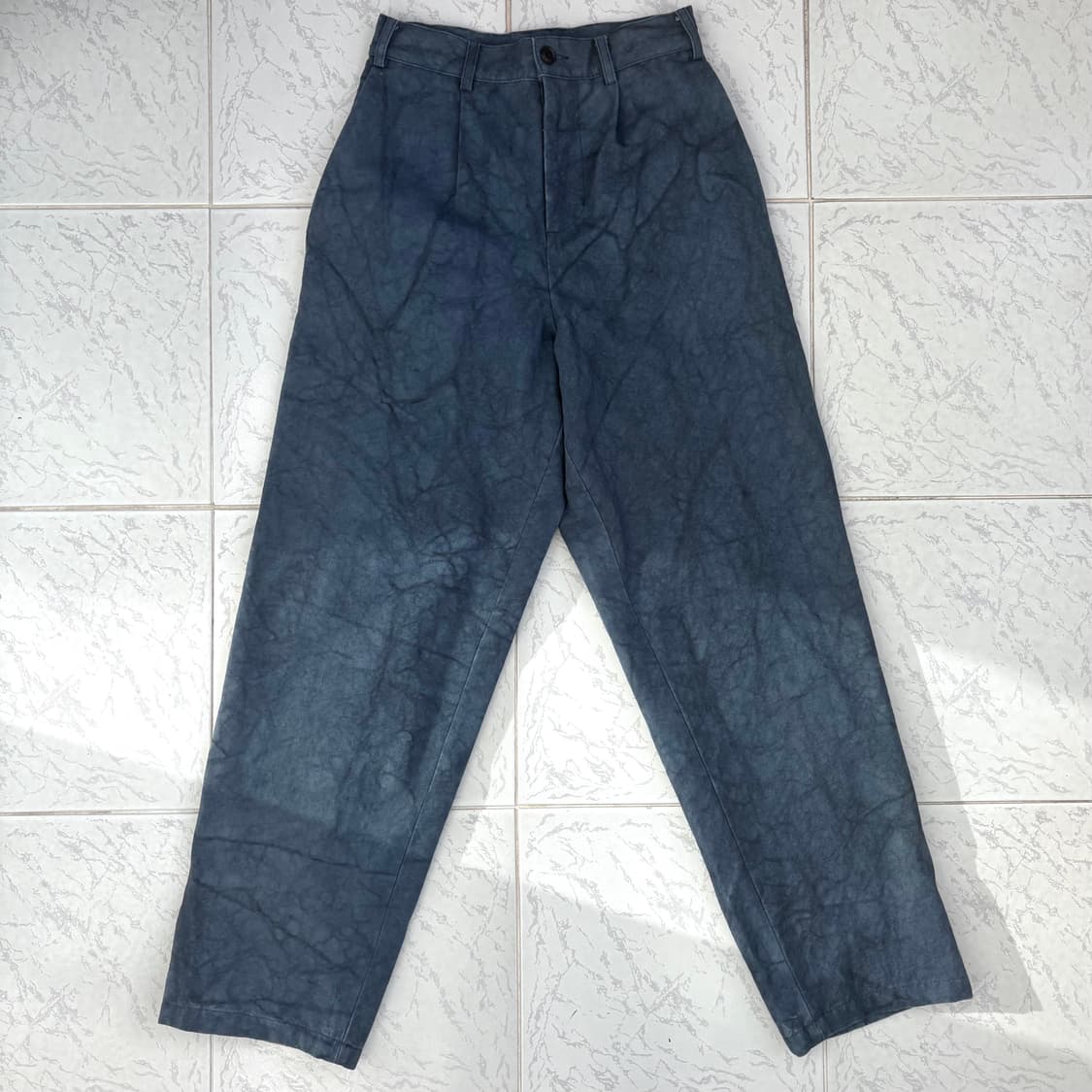 STUSSY CANVAS VOLUME PLEATED TROUSERS 상품이미지1