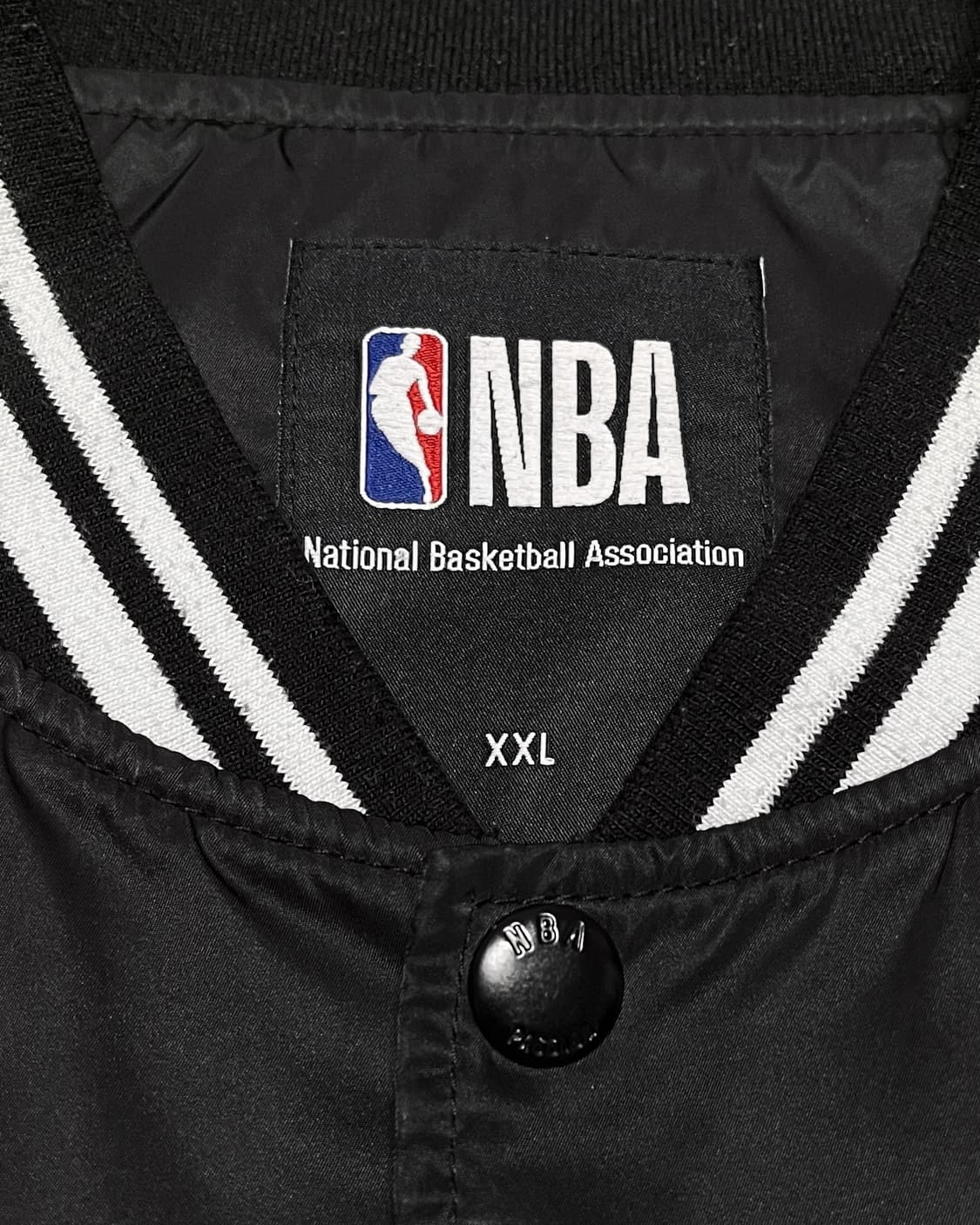 NBA 클리블랜드 나일론 베이스볼 자켓 블랙 상품이미지9