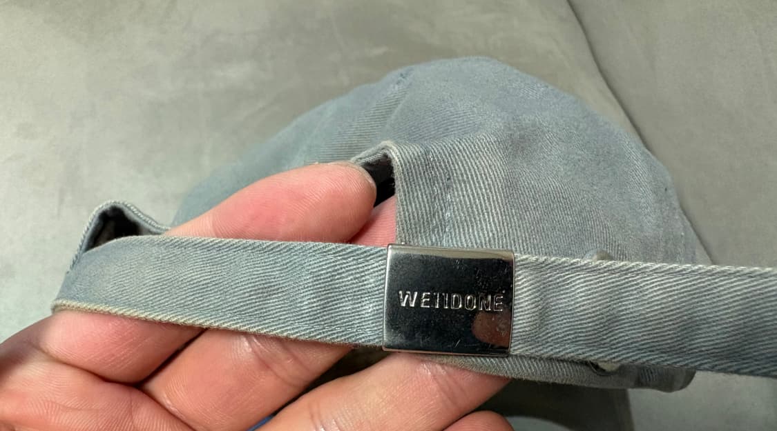 We11done 웰던 볼캡 블루,그레이 / os 상품이미지6