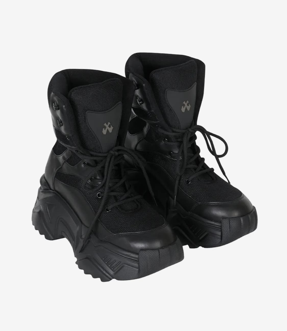 PLATFORM BOOTS SNEAKERS BLACK 상품이미지1