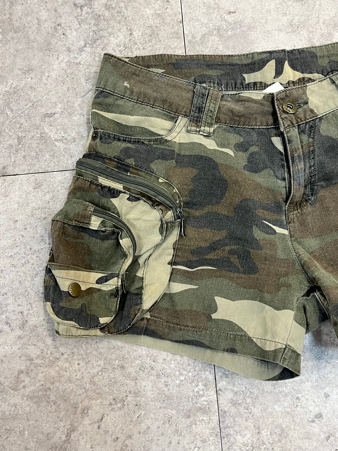 빈티지 카모 카고 숏팬츠 M #csz3511 상품이미지4