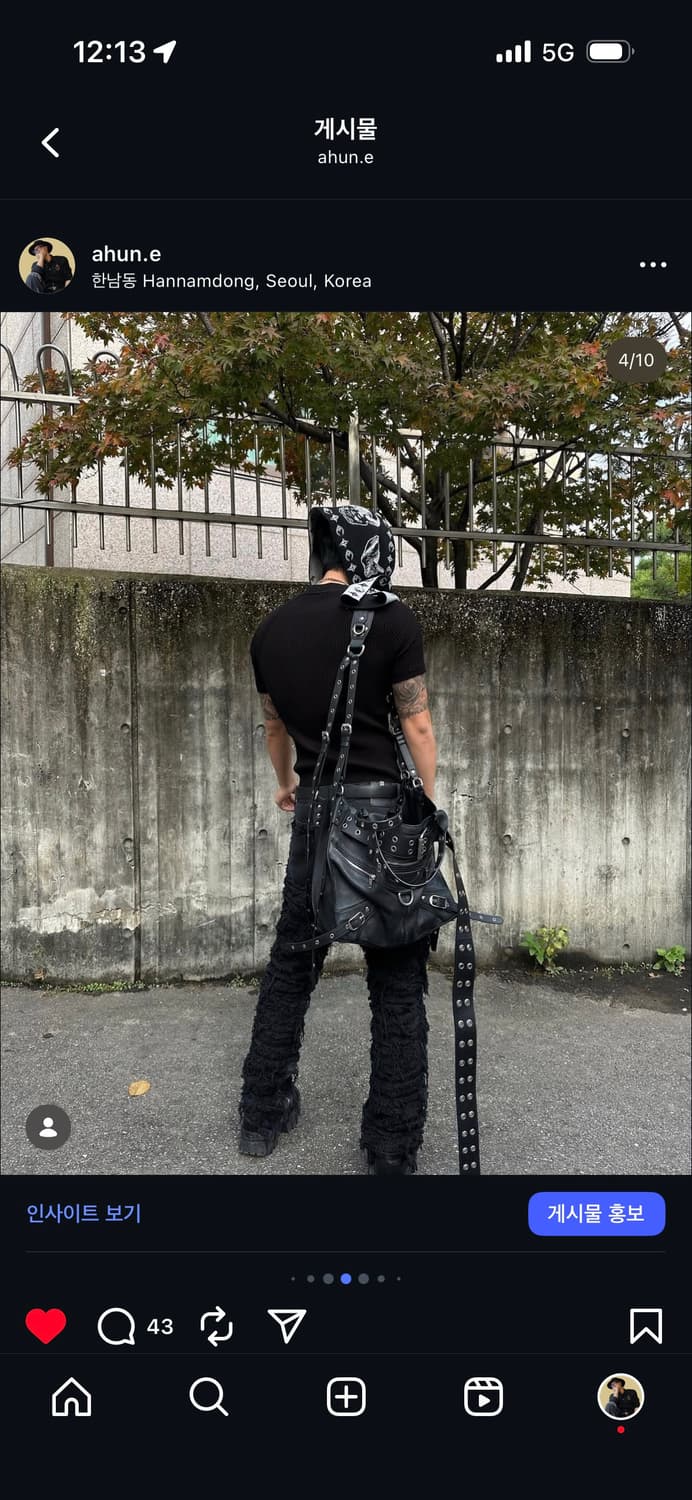 떠그클럽 사탄 머플러 상품이미지3