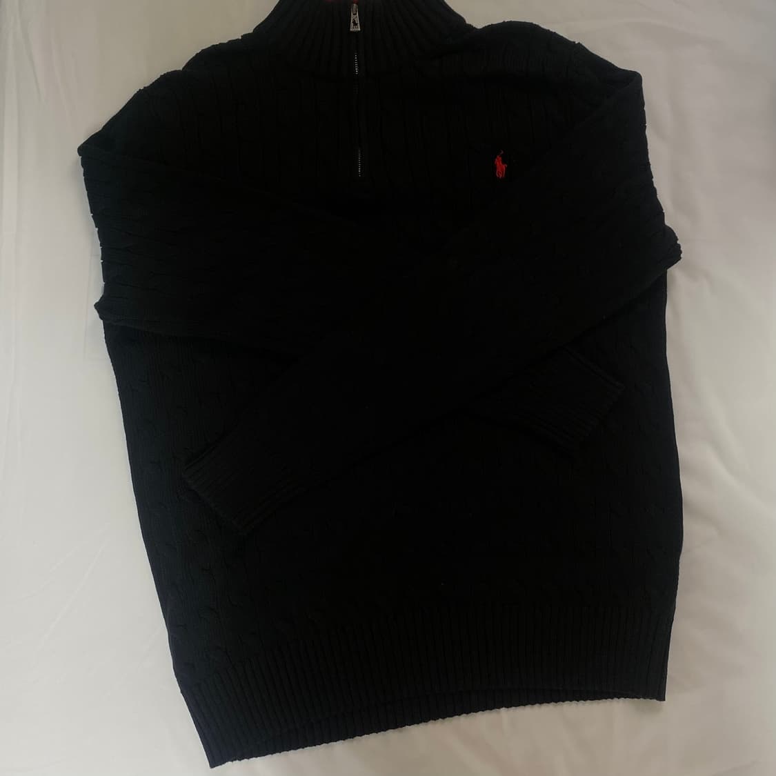 새상품)) 폴로 랄프로렌 풀오버 블랙 (XL) 상품이미지2