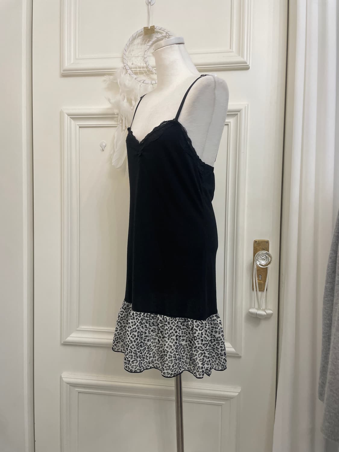 gray angora v-neck slit opc&blackgray le 상품이미지9