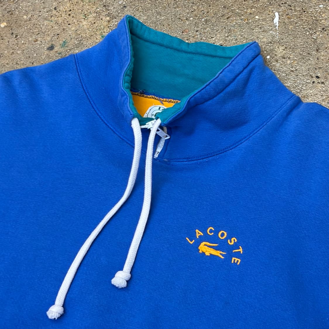 80s Made in USA 미국 빈티지 라코스테 터틀넥 맨투맨 상품이미지4