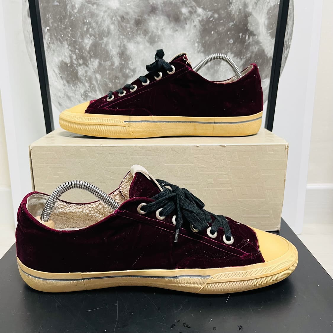 정품 43) 골든구스 브이스타2 벨벳 스니커즈 275~280 상품이미지2