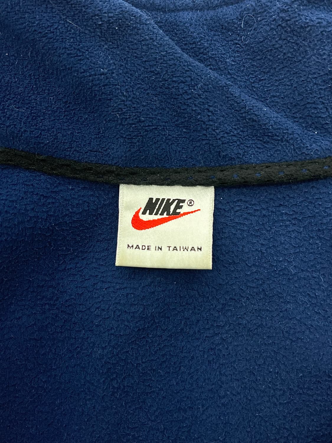 00s 나이키 블루 코트 플리스 풀 집업 자켓 상품이미지7