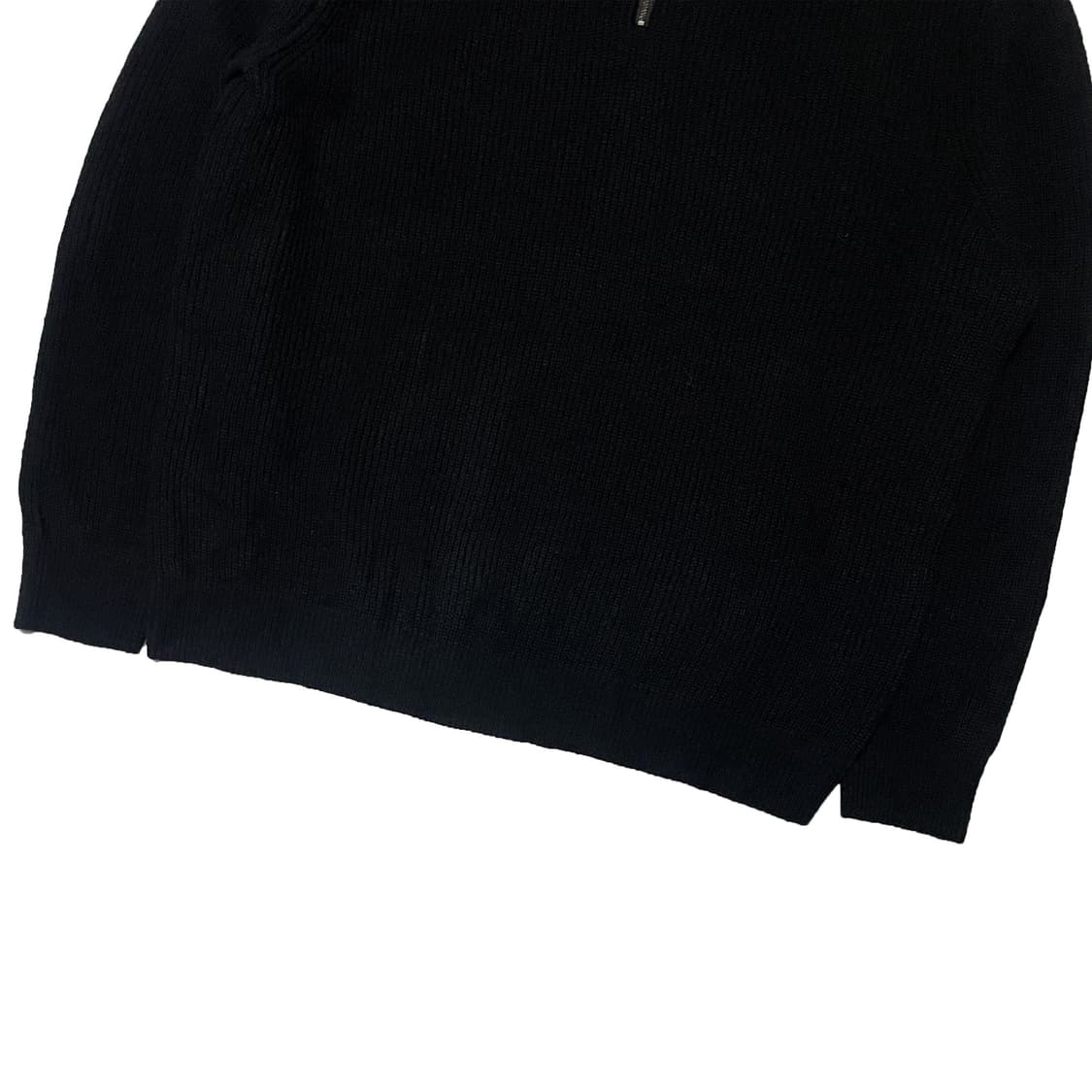 시리즈 하프집업 니트 블랙 상품이미지5