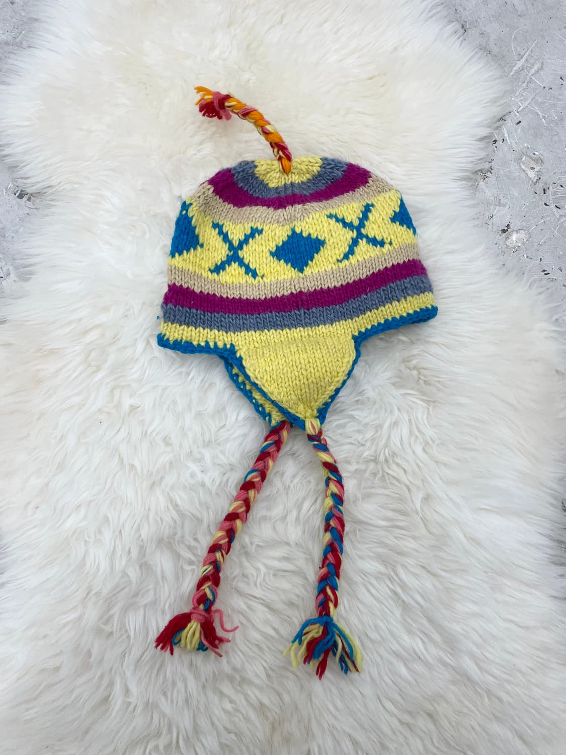 울 100 하구미 이어플랩 비니 상품이미지1