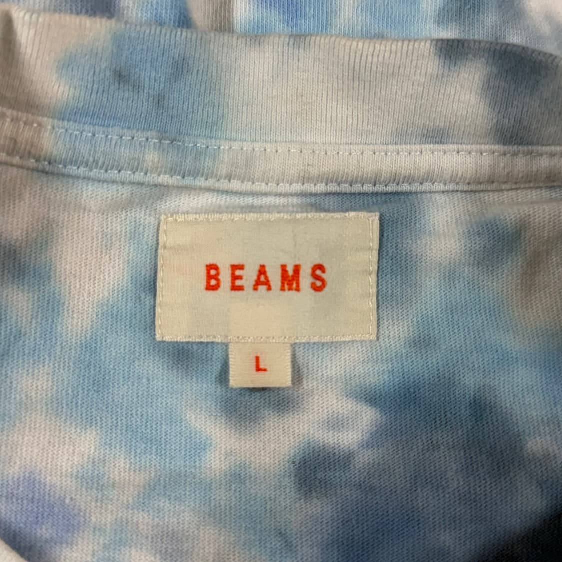 [L] 빔즈 BEAMS 재팬 타이다이 반팔 티셔츠 상품이미지5