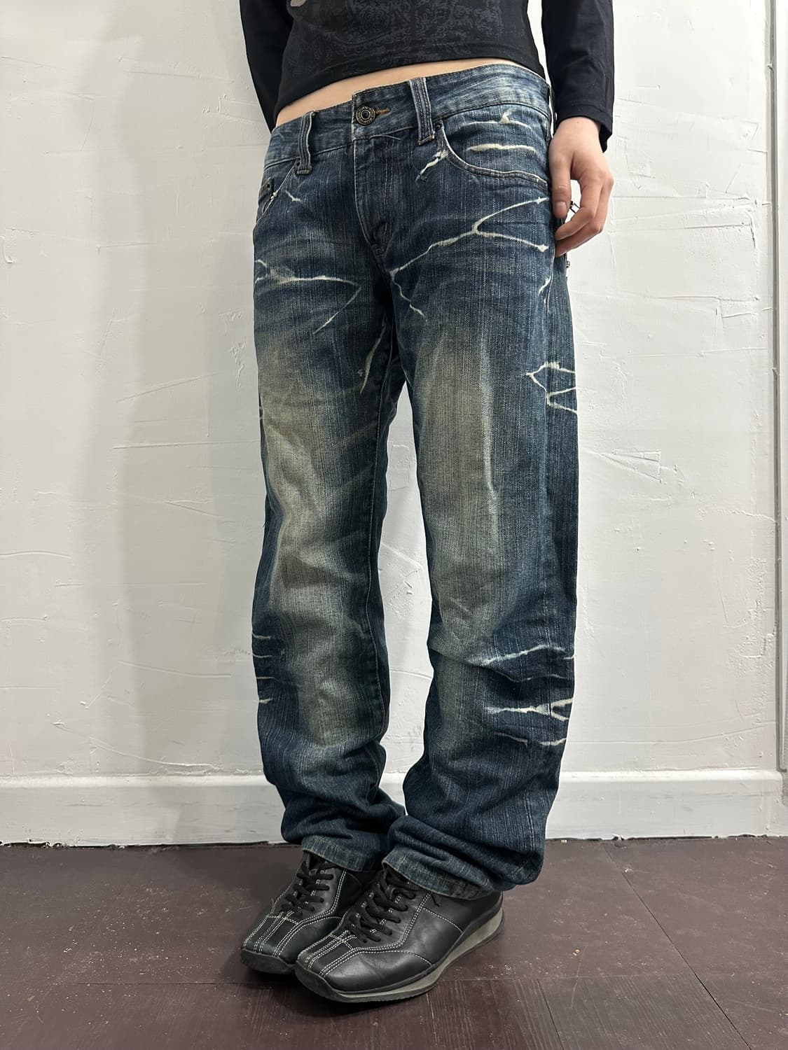 zipper detail denim pants 상품이미지3