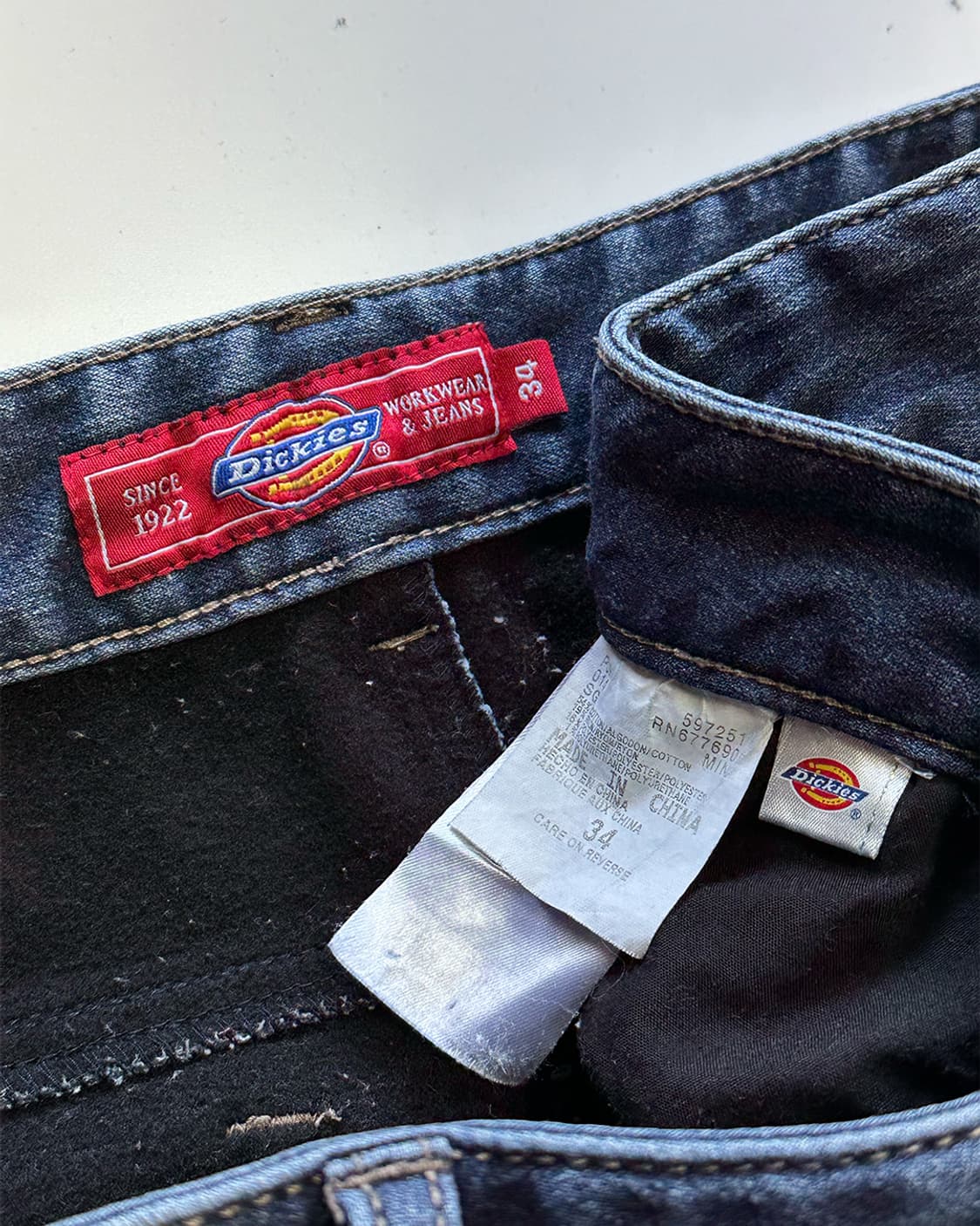 디키즈 기모 데님팬츠 상품이미지4