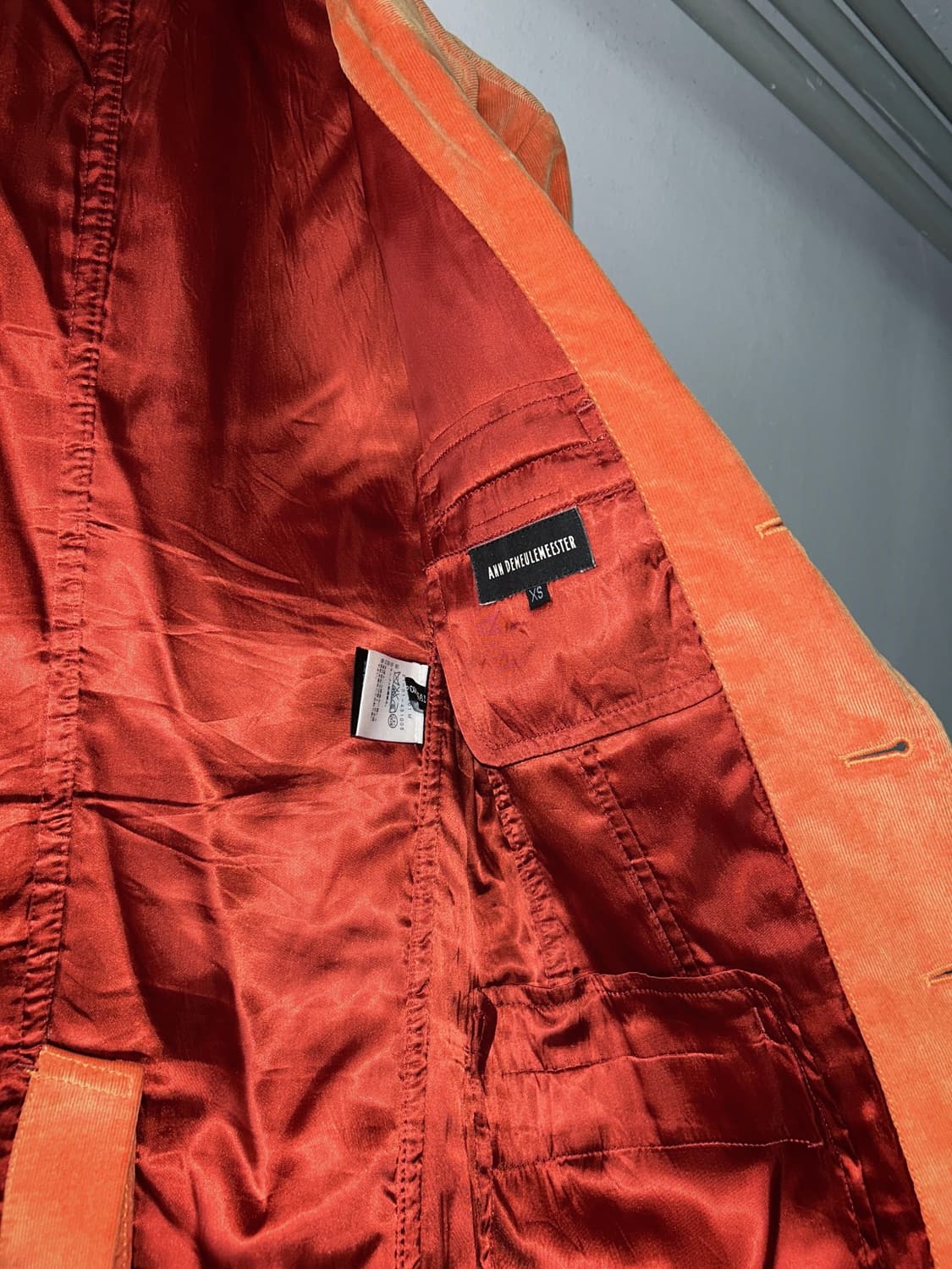 ANN DEMEULEMEESTER  13ss Velvet Jacket 상품이미지7