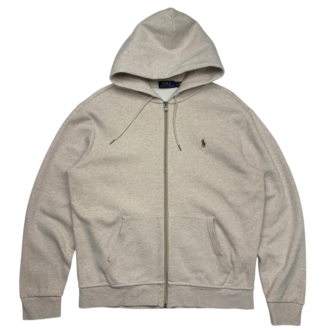 폴로 랄프 로렌 오트밀 그레이 써멀 후드집업 L 상품이미지1