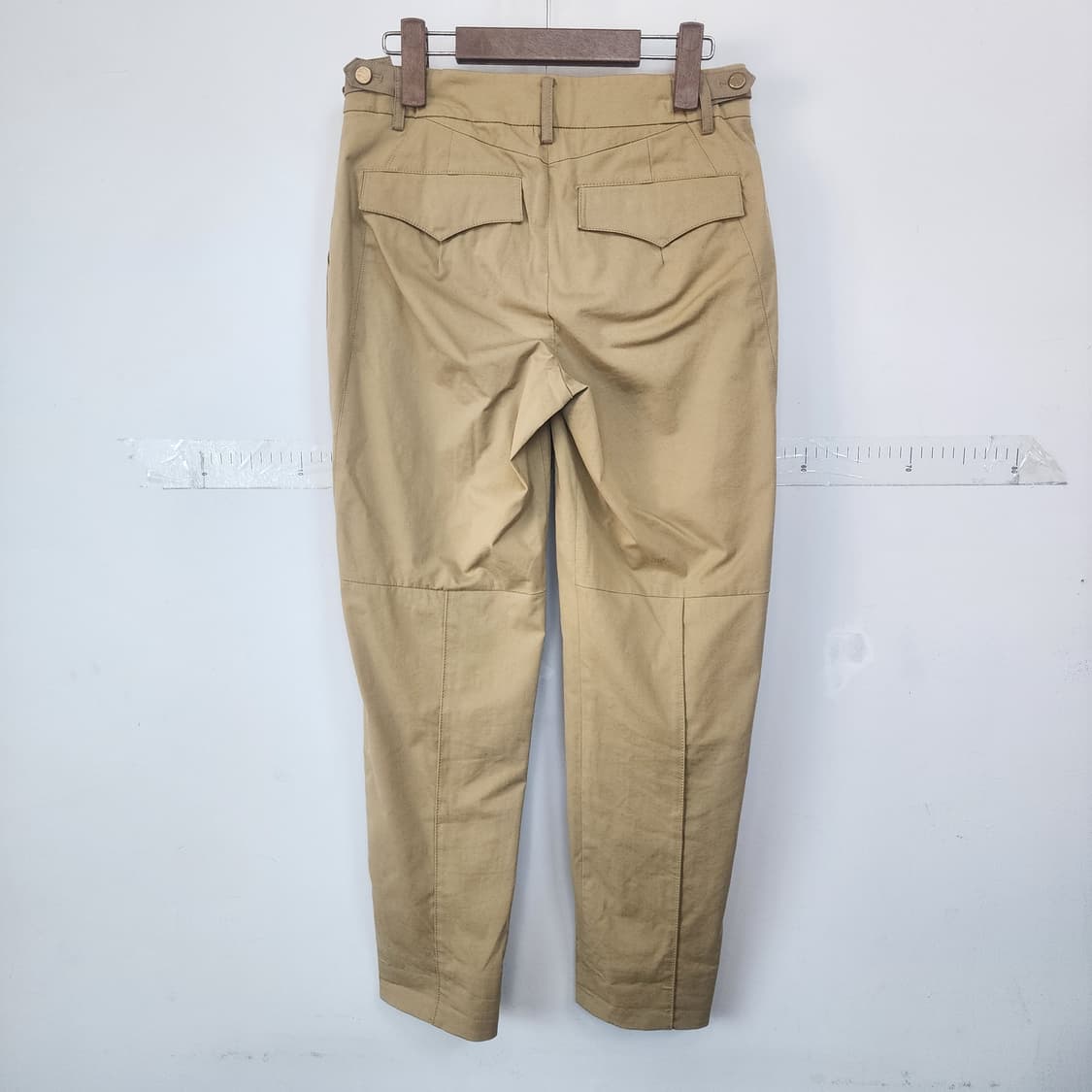 시스템 베이지색 면 캐주얼 바지 상품이미지8