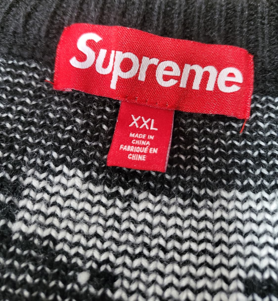 [2XL] 슈프림 x 트레셔 스웨터 니트 블랙 - 24FW 상품이미지3