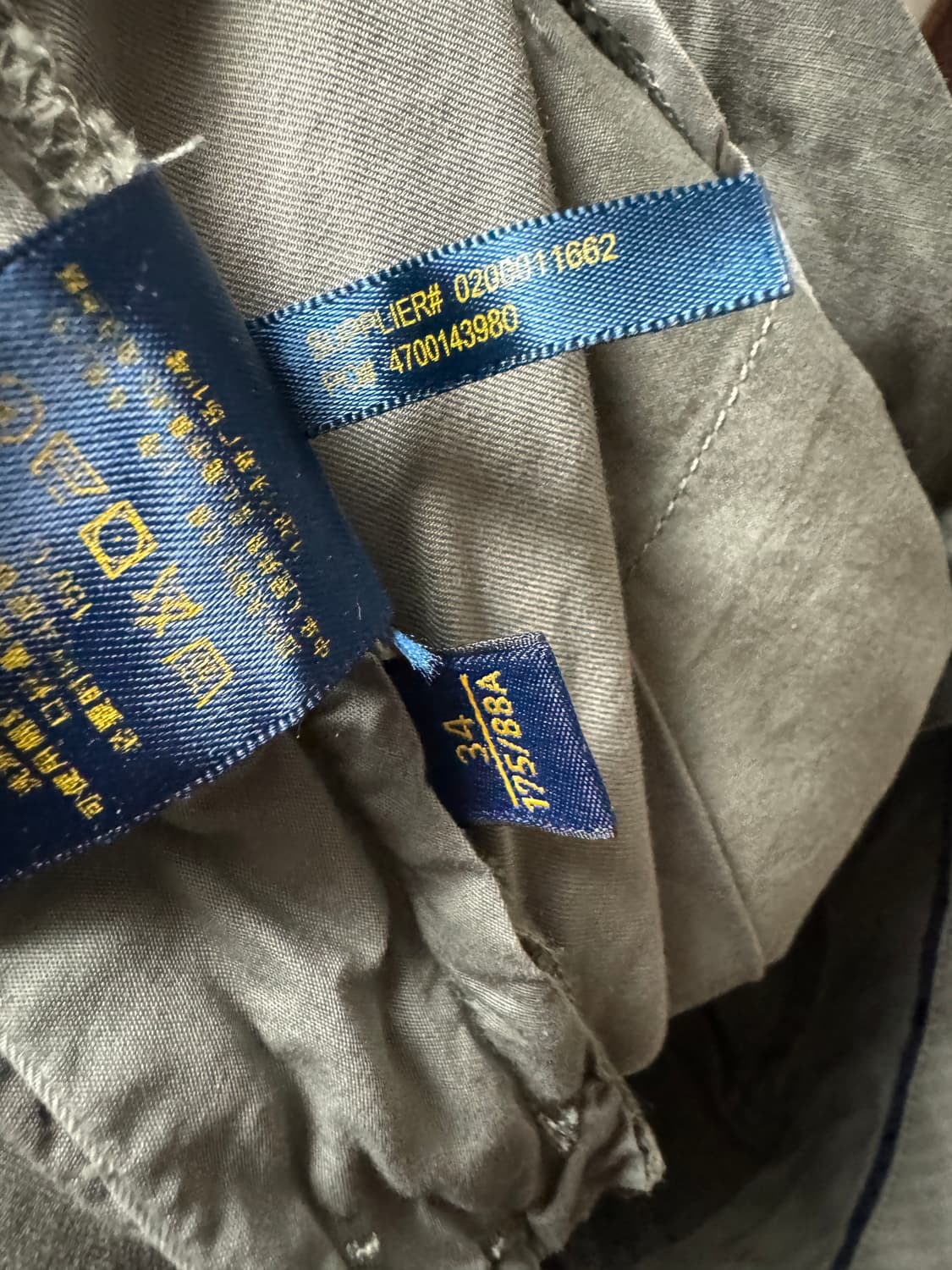 빈티지 폴로랄프로렌 코튼 팬츠 반바지 34 상품이미지7