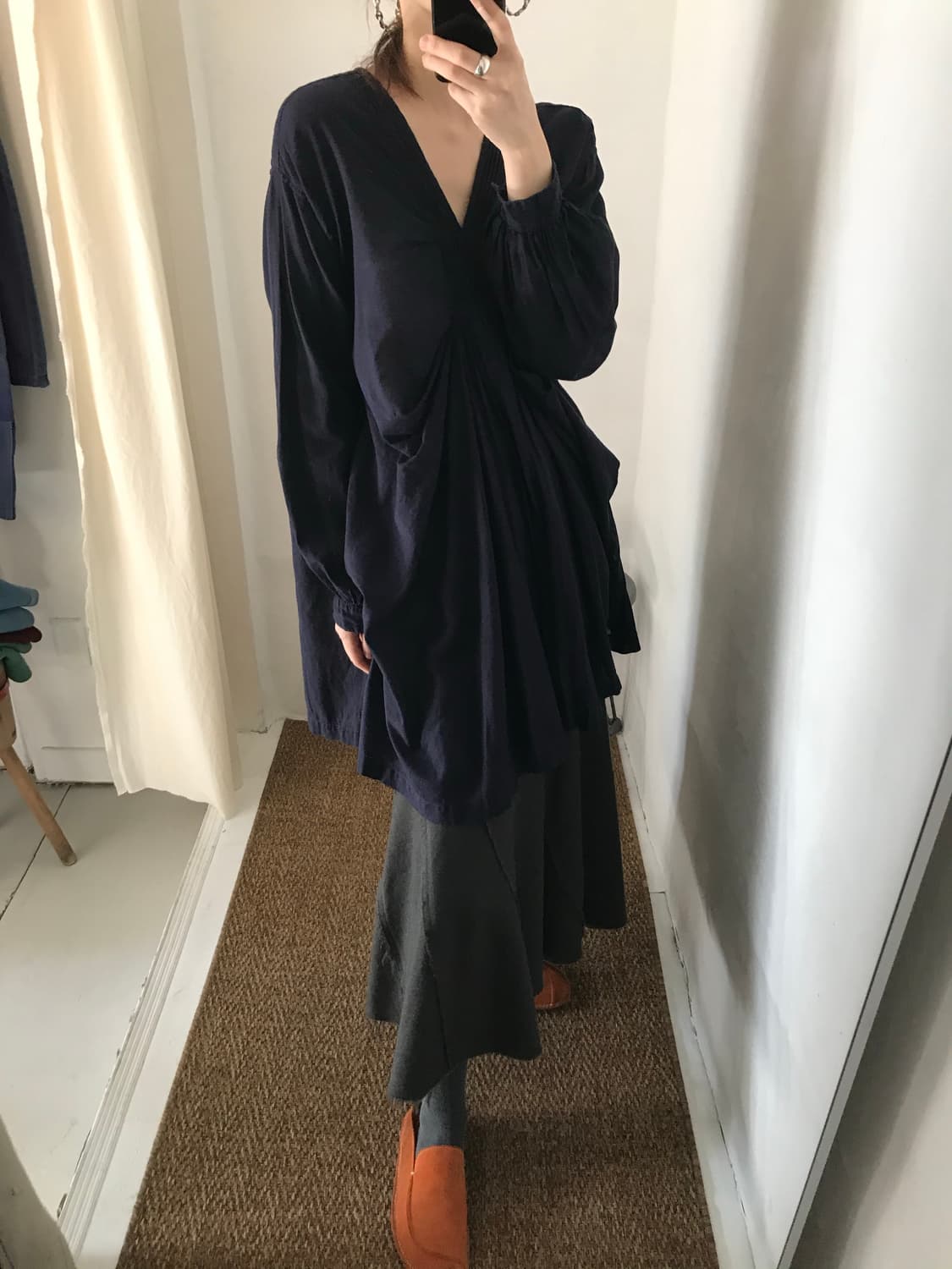 shirring cotton blouse 상품이미지3