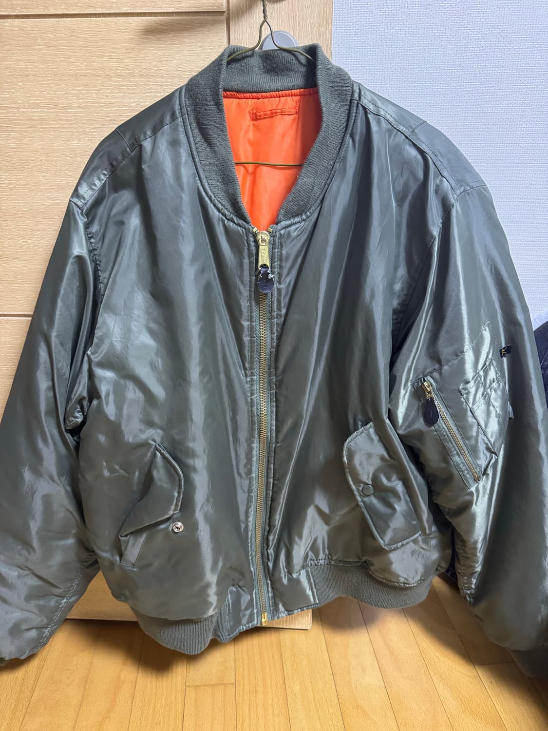 로스코 MA-1 항공점퍼 세이지그린 상품이미지1