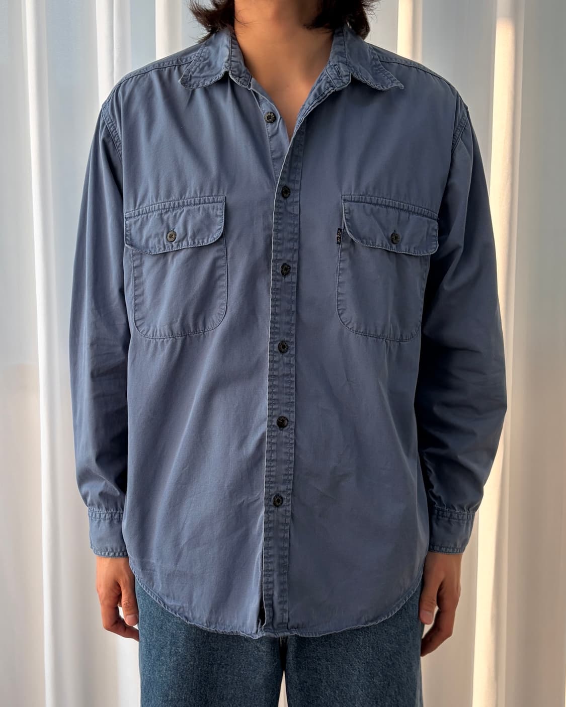 [M]리바이스 90s 인디고 블루 워크 셔츠 상품이미지2