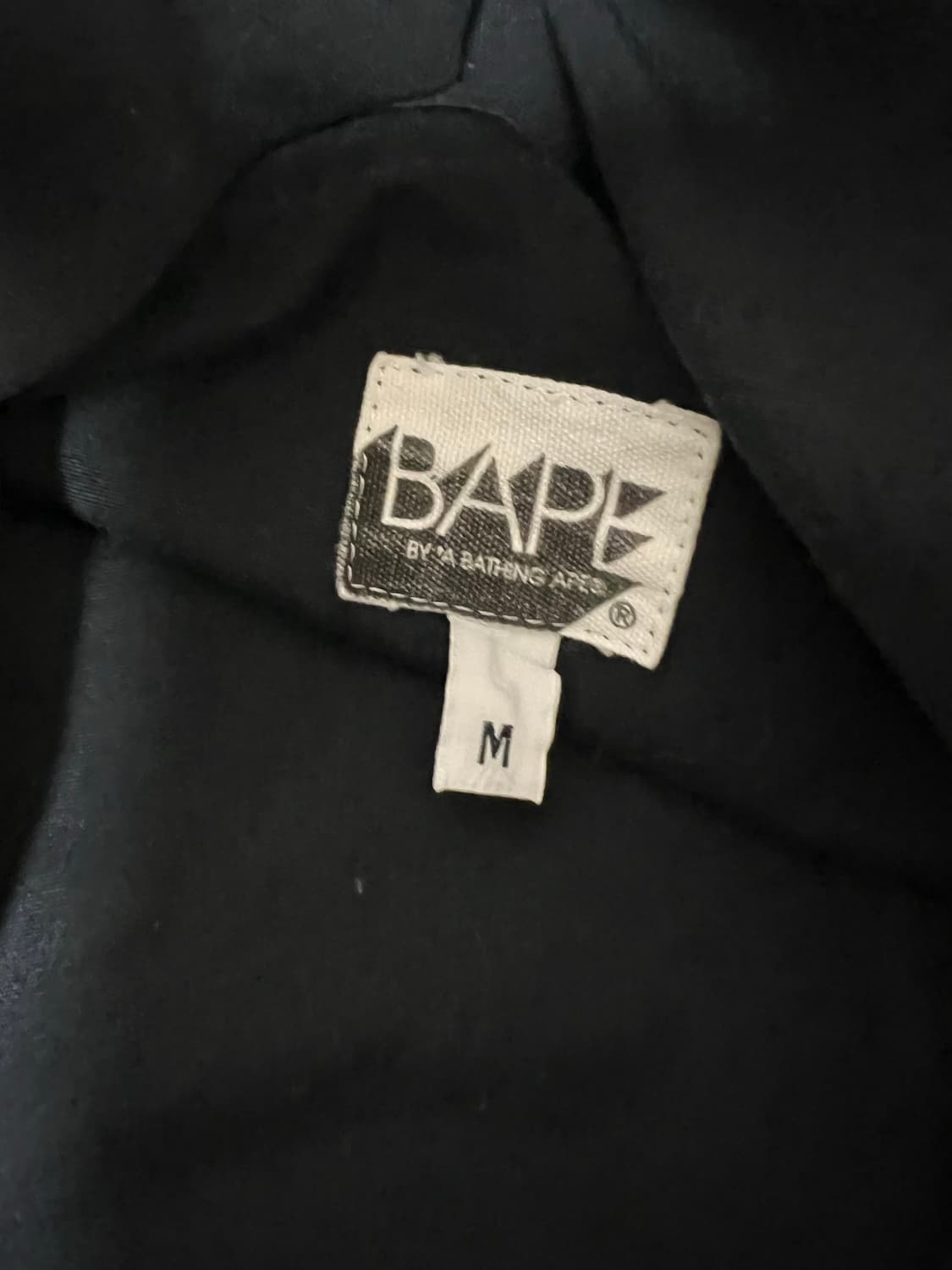 00s 올드 베이프 백로고 블랙 윈드브레이커 자켓 니고 bape 상품이미지4