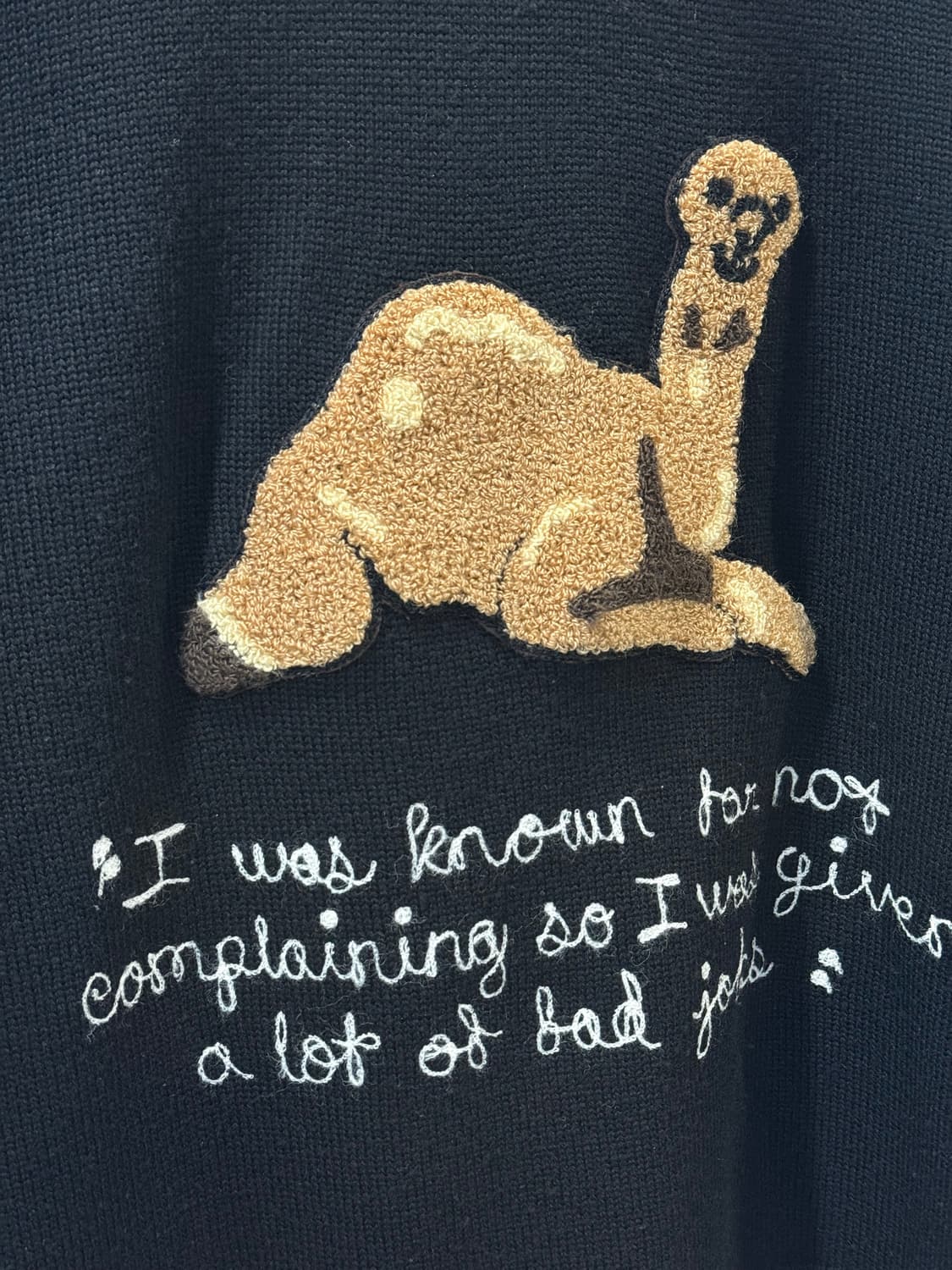 Bode — Chenille Camel Sweater 상품이미지3