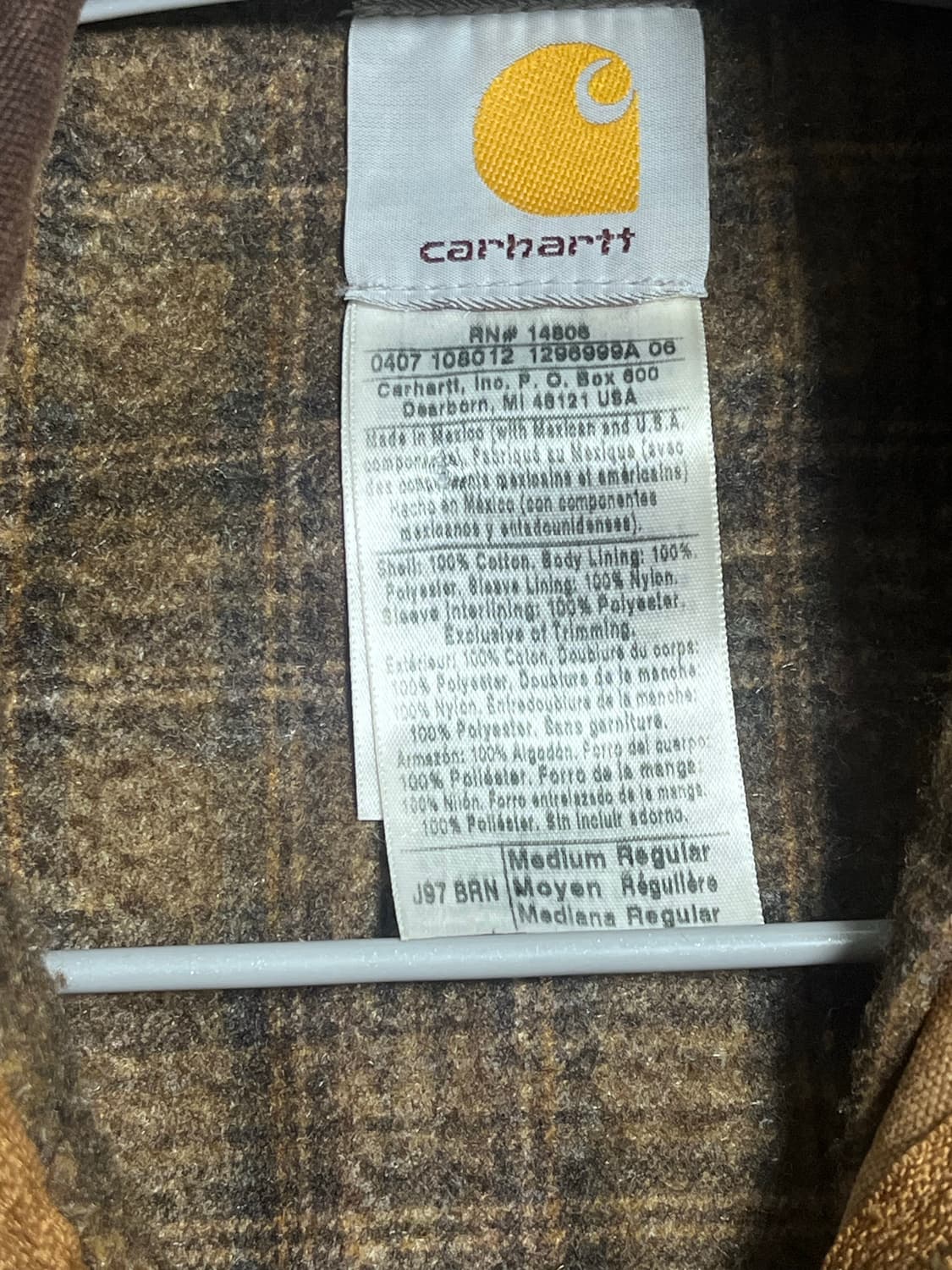 칼하트 디트로이트 자켓 J97 brn [m] 상품이미지3