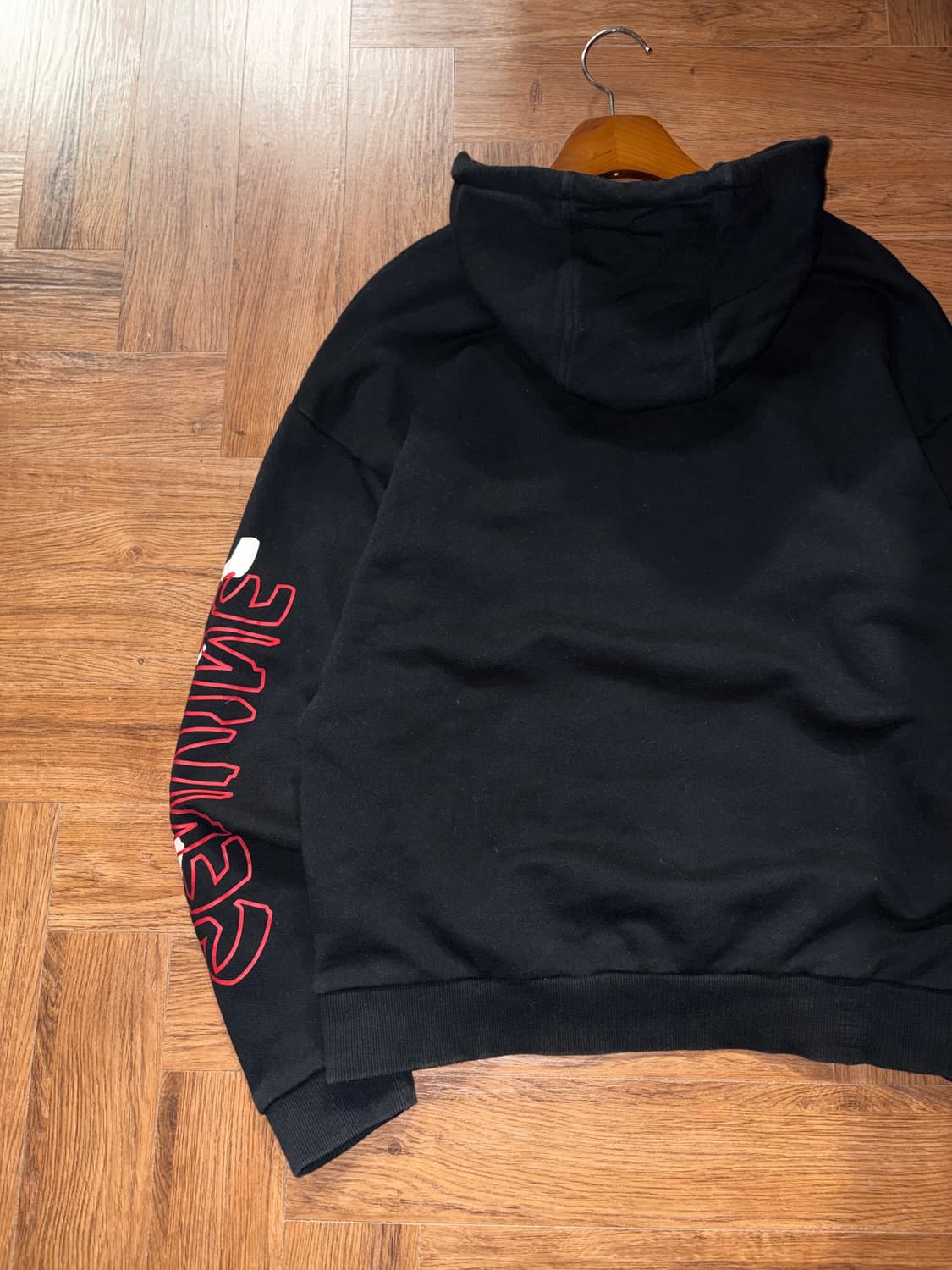 에비수 로고 오버핏 후드티 상품이미지7