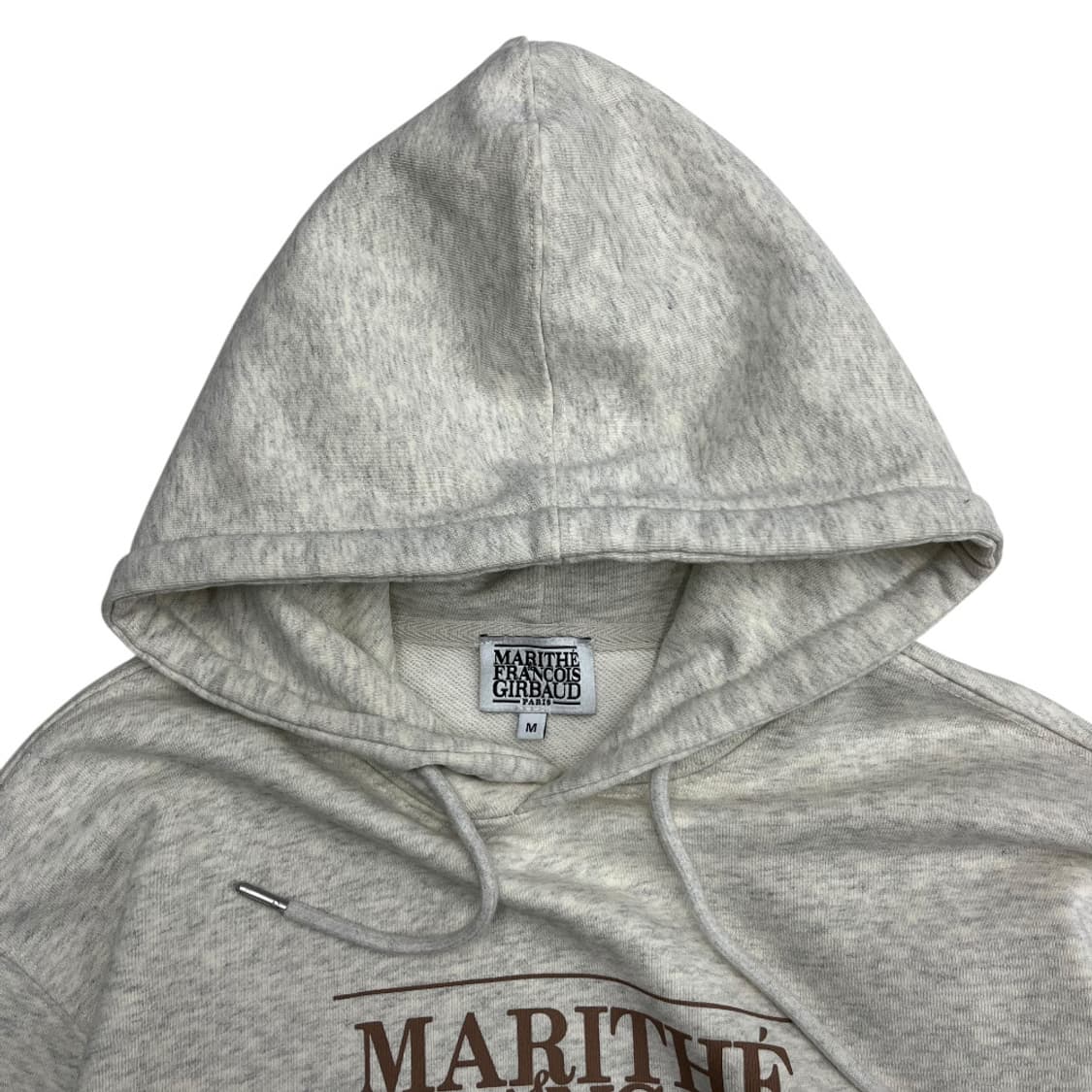 마리떼 프랑소와 저버 센터 프린팅로고 백멜란지 후드 M 상품이미지5