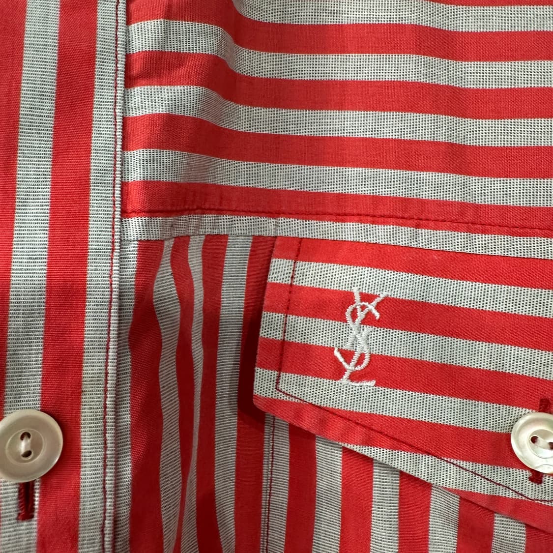 YSL 입생로랑 스트라이프 반팔셔츠 95-100 상품이미지3