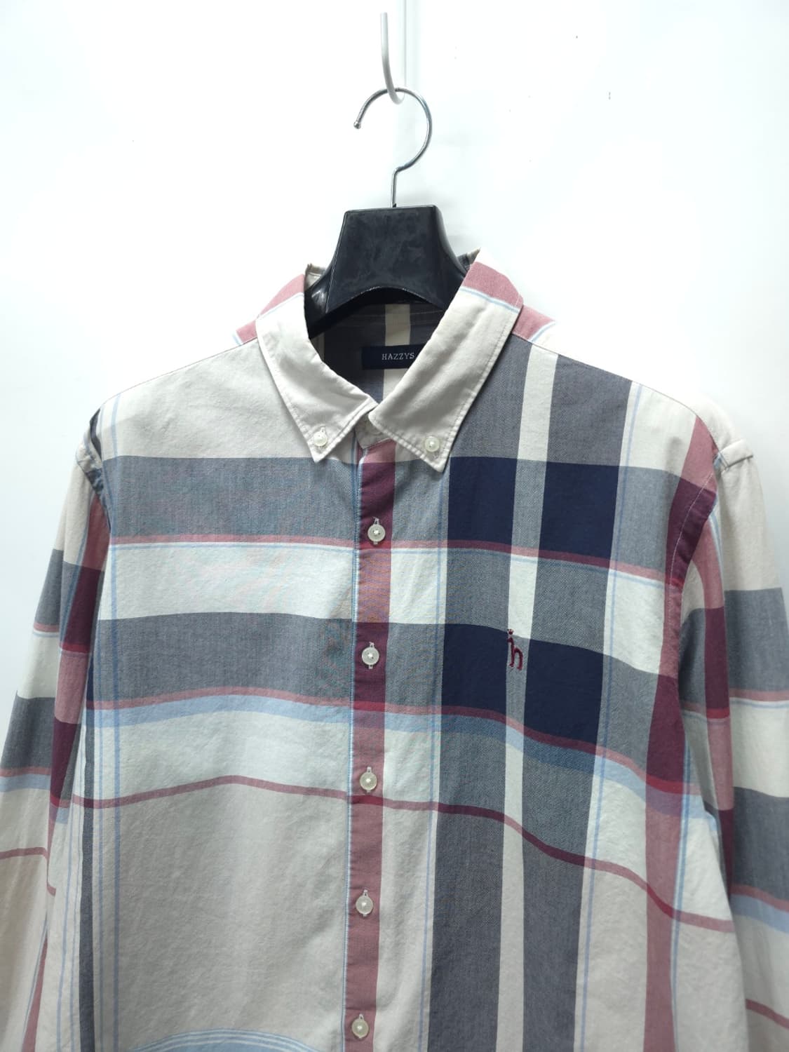 헤지스 클래식 봄여름 체크셔츠 ( 100~105 ) 상품이미지2