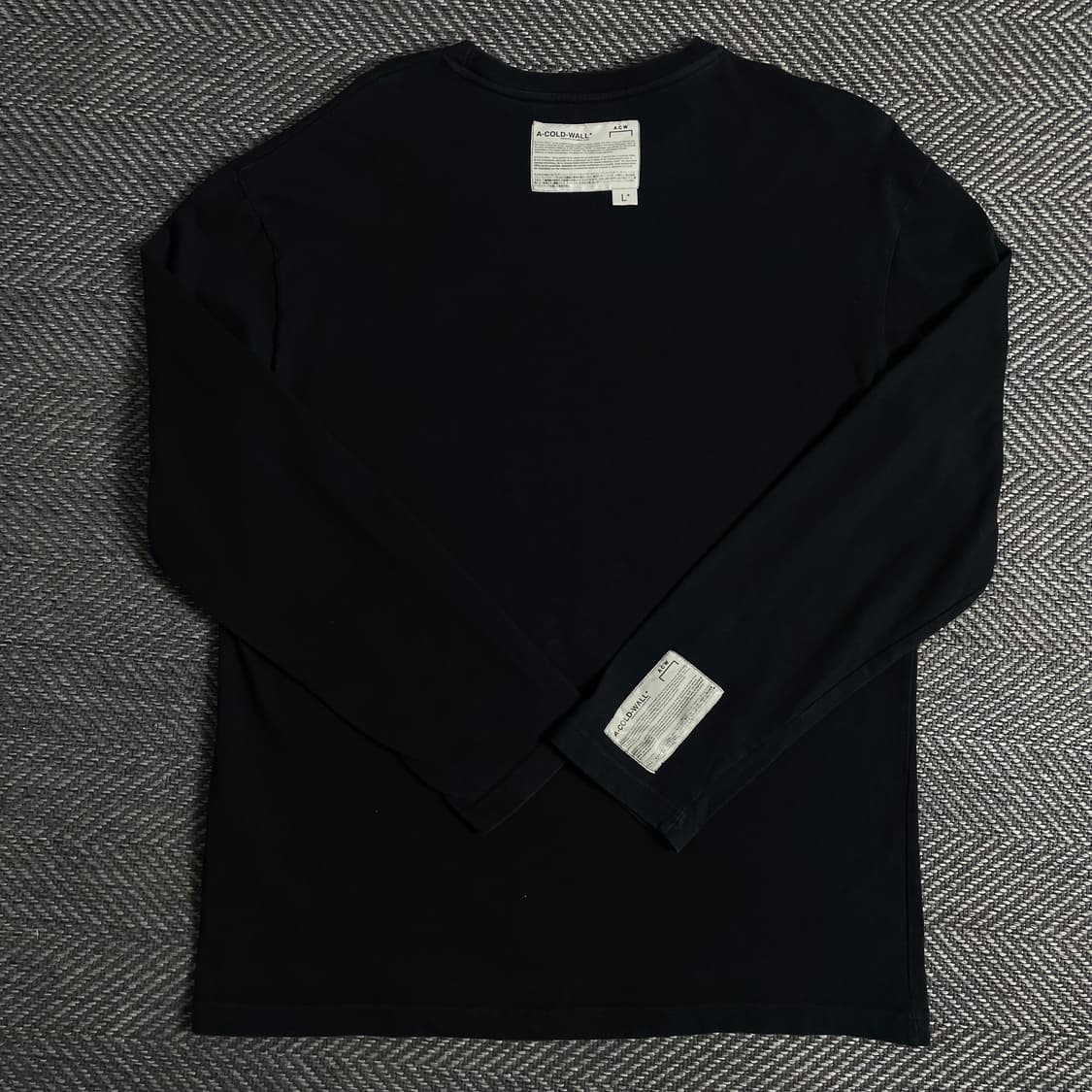 어콜드월 센터로고 박시핏 롱슬리브 티셔츠y3330 상품이미지5
