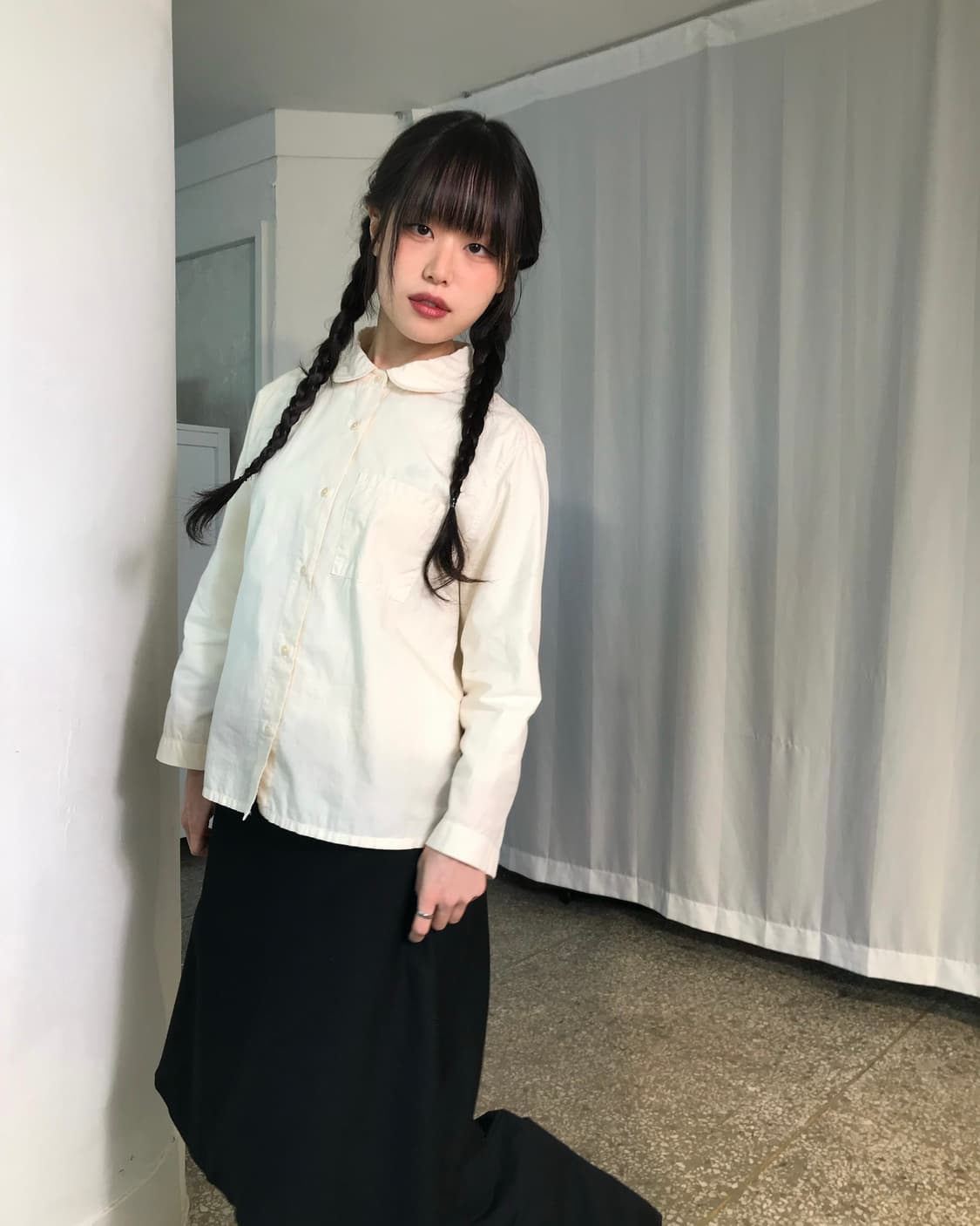 MHL 마가렛 호웰 아이보리 셔츠 상품이미지2